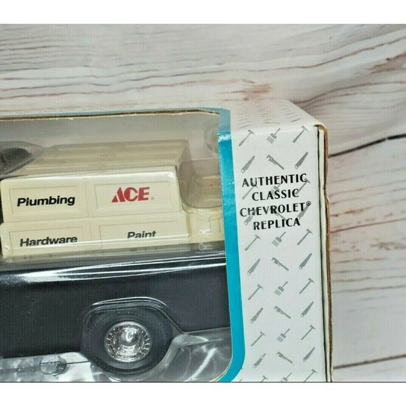 Vintage Ace Hardware 1955 Chevrolet Cameo ERTL 1994 Die Cast Metal Truck Bank - Picture 3 of 12